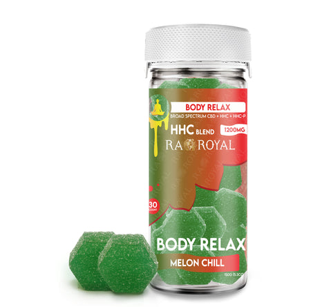 Ra Royal Melon Chill CBD Body Relax Gummies 1200MG