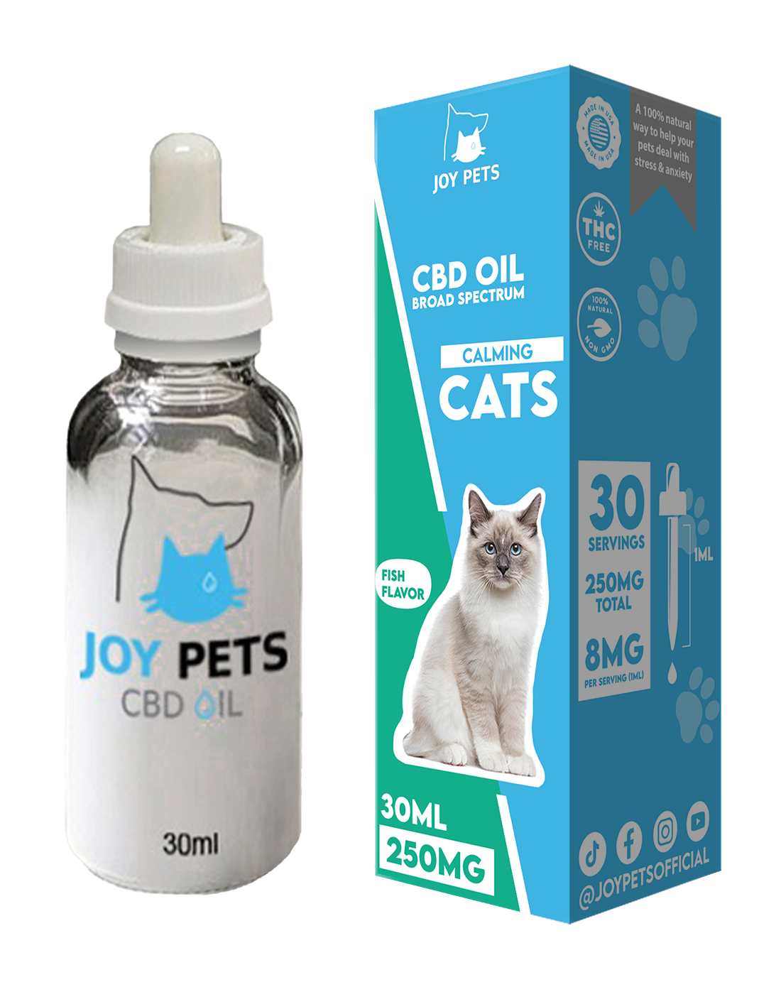 JoyPets CBD 250MG Cat Tincture