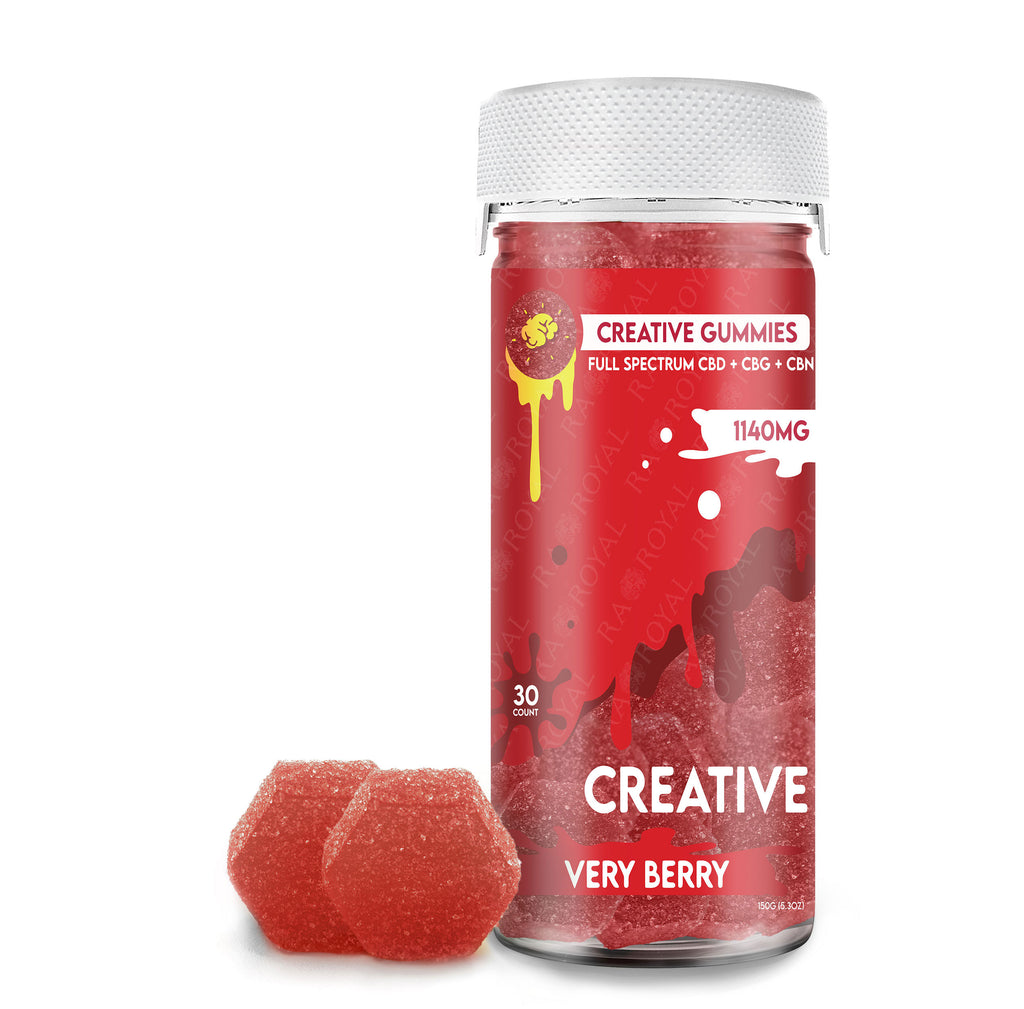 Ra Royal Very Berry CBD Creative Gummies 1140MG