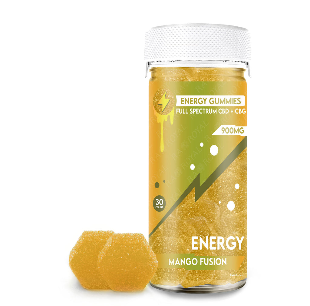 Ra Royal Mango Fusion CBD Energy Gummies 900MG