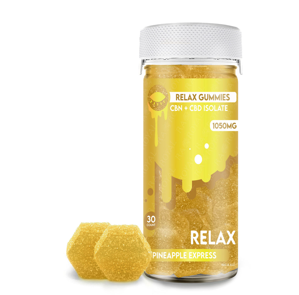 Ra Royal Pineapple Express Wave CBD Relax Gummies 1050MG