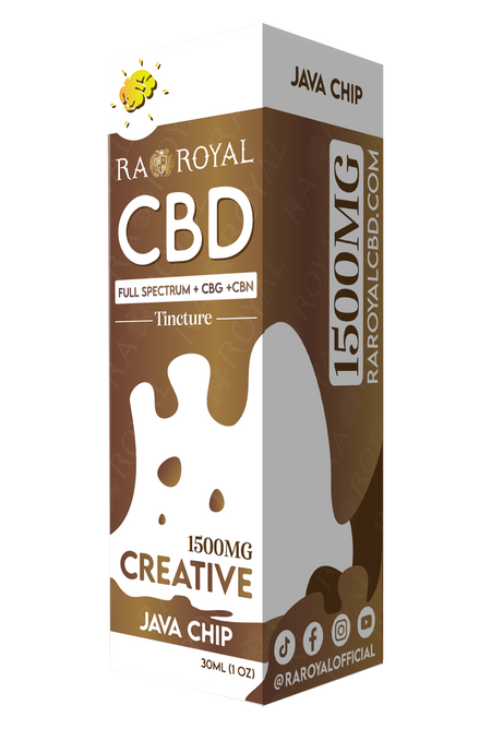 RA Royal CBD Blend 1500MG Tincture Java Chip (Creative)