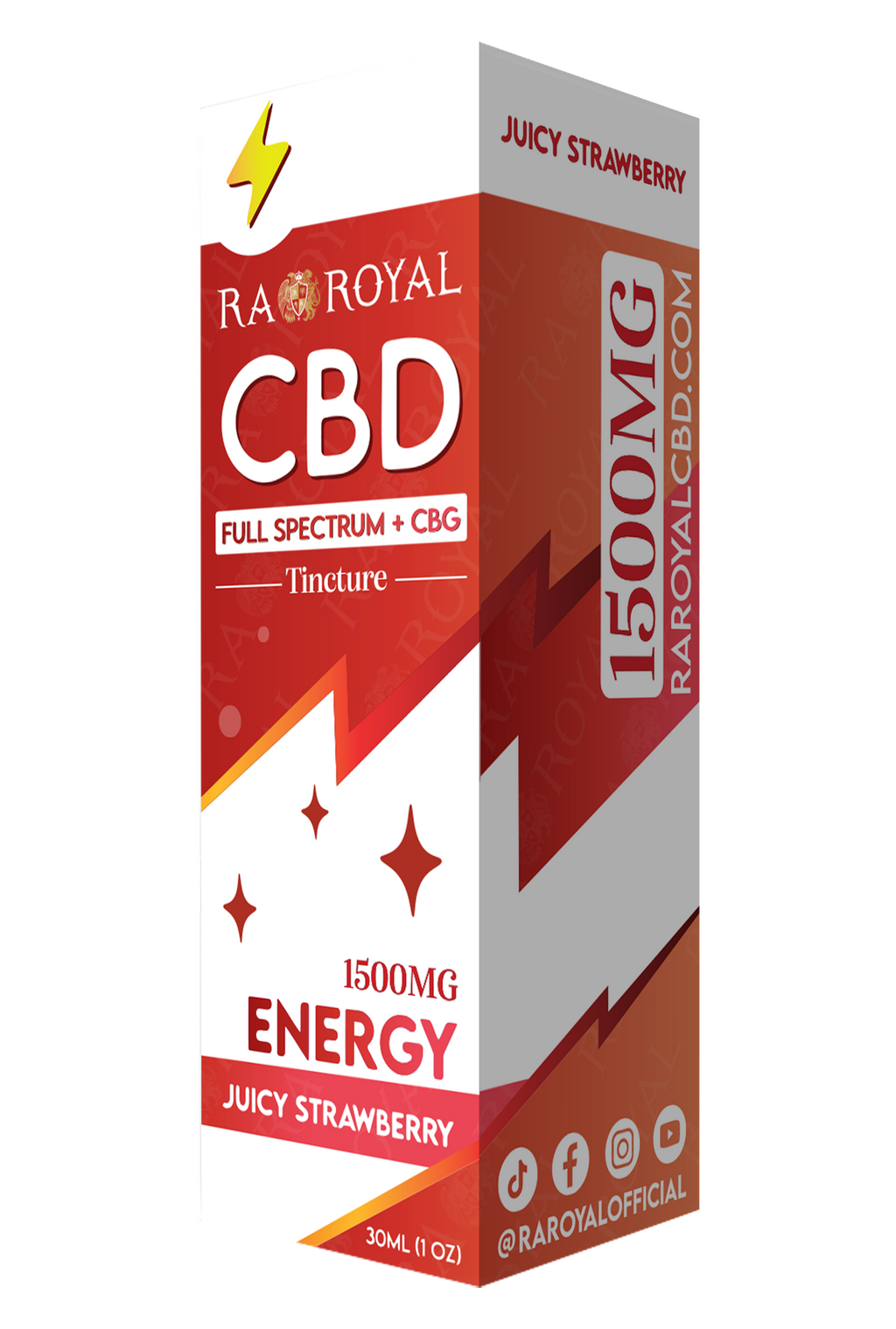 RA Royal CBD Blend 1500MG Tincture: Energy