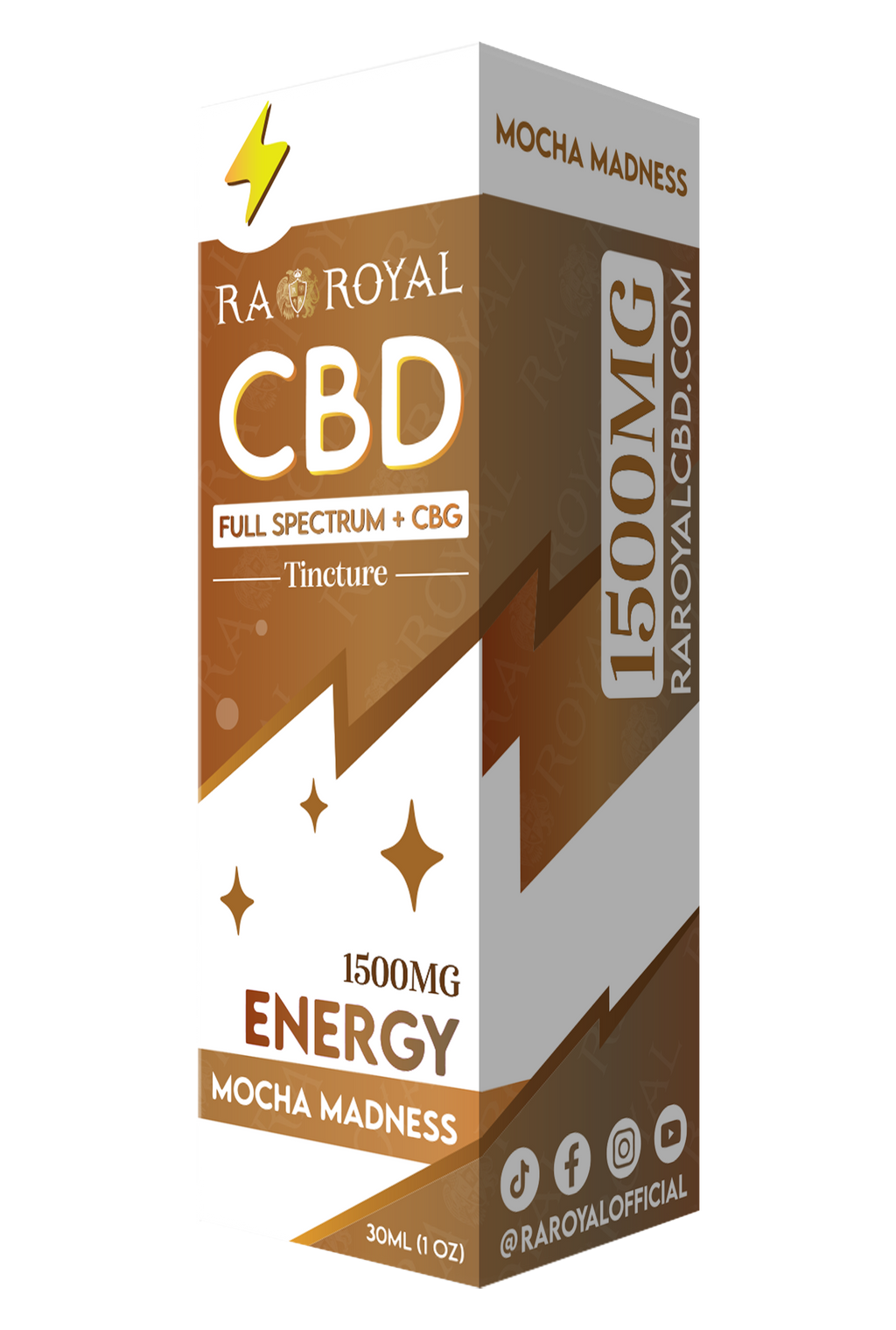 RA Royal CBD Blend 1500MG Tincture: Energy
