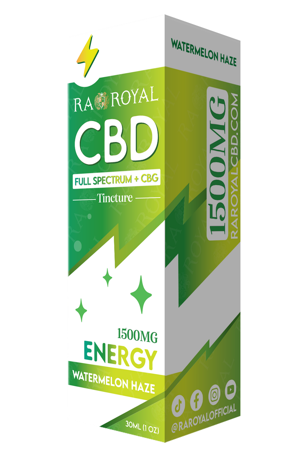 RA Royal CBD Blend 1500MG Tincture: Energy