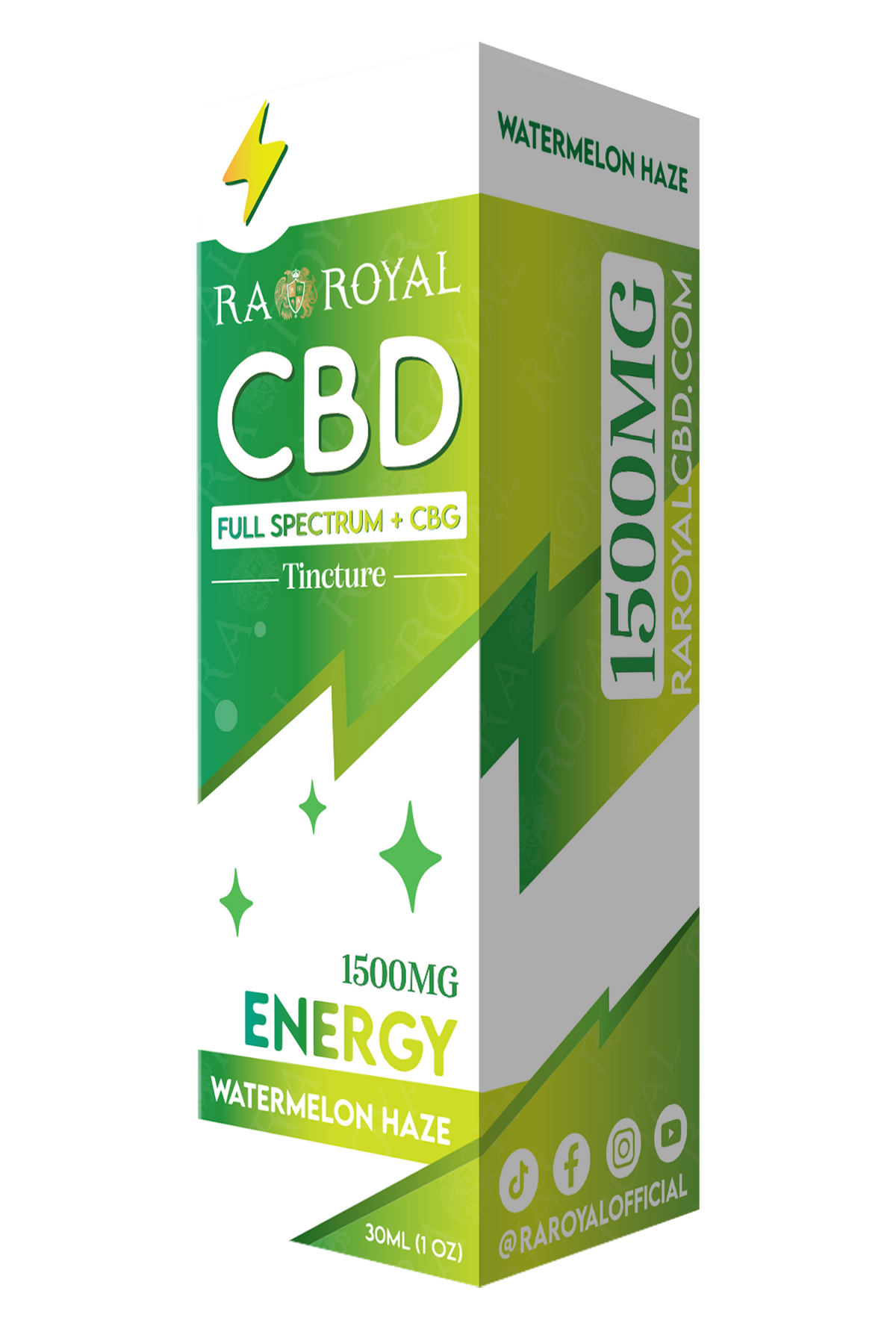 RA Royal CBD Blend 1500MG Tincture: Energy