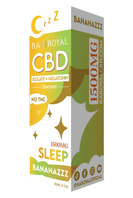 CBD Blend 1500MG Tincture: Bananazzz (Sleep)