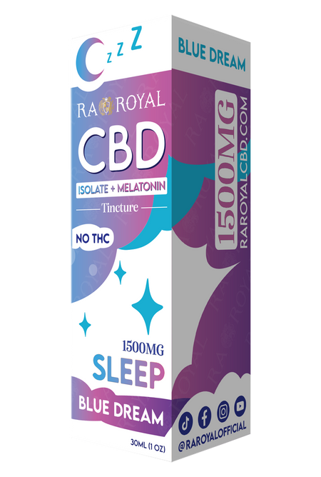 CBD Blend 1500MG Tincture: Blue Dream (Sleep)