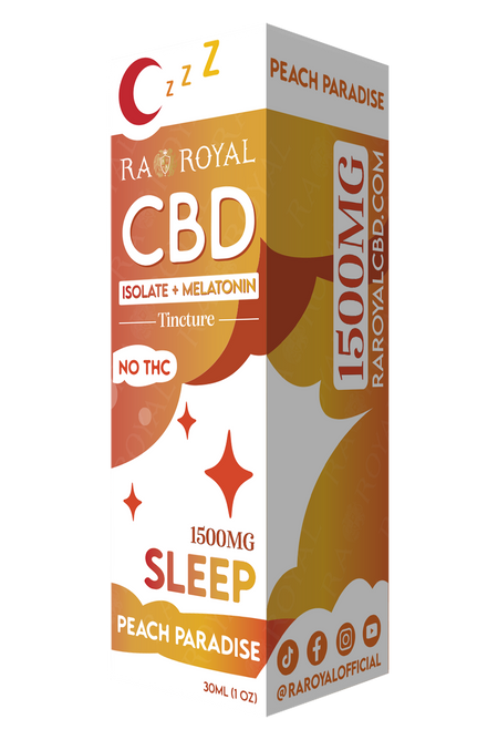 CBD Blend 1500MG Tincture: Peach Paradise (Sleep)