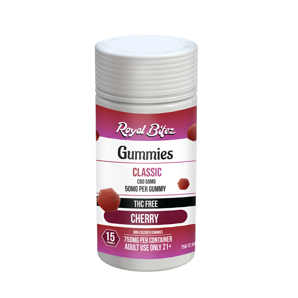 RA Royal Bitez Classic CBD 15CT Gummy: Cherry