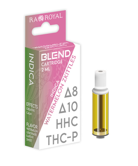 Ra Royal Watermelon Zkittles Indica Blend 2ML cartridge 1800MG