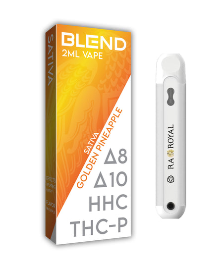 Ra Royal Golden Pineapple Sativa Blend 2ML Vape 1800MG