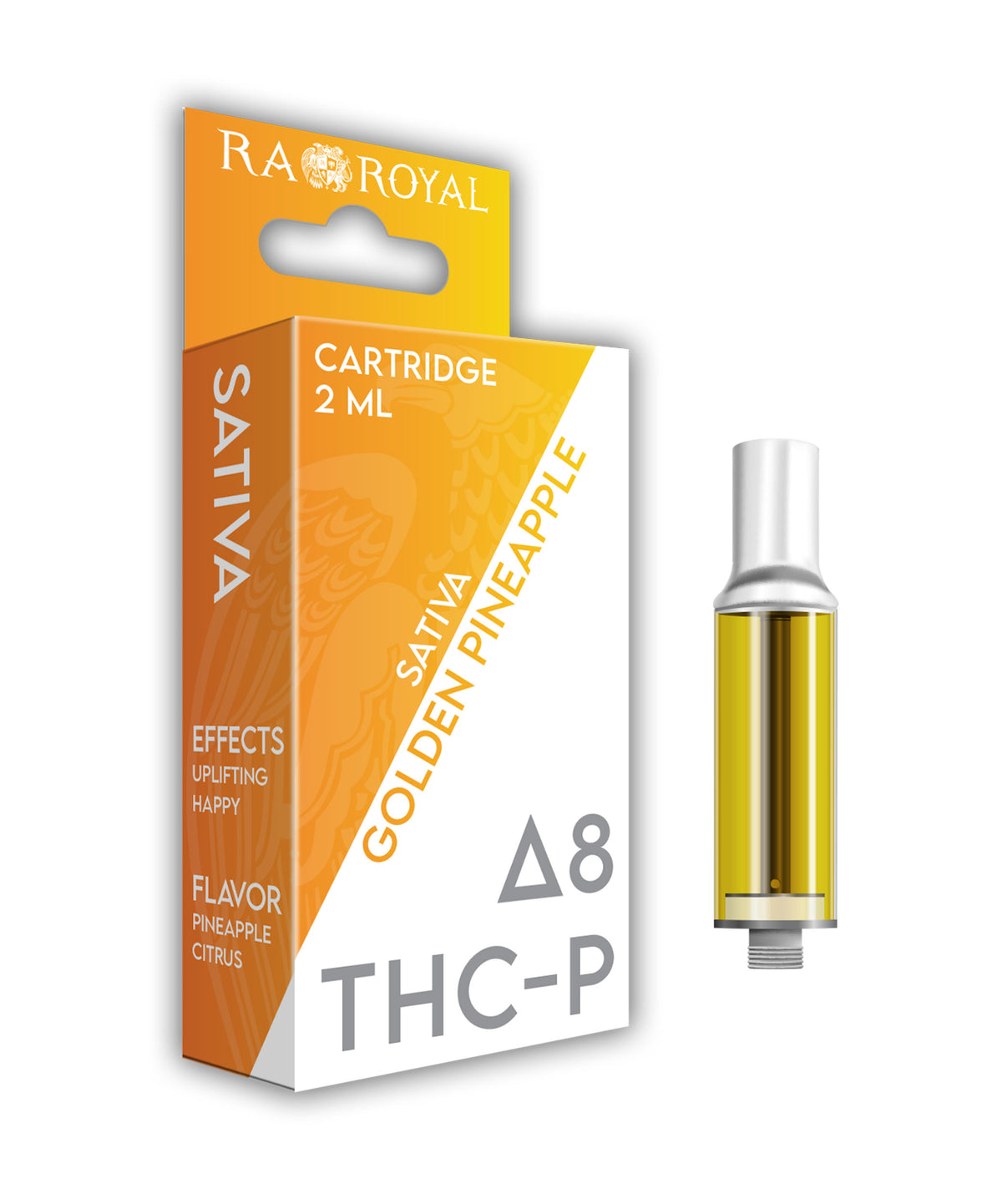 RA Royal Delta 8 + THCp 2ML Cartridge in Golden Pineapple (Sativa)