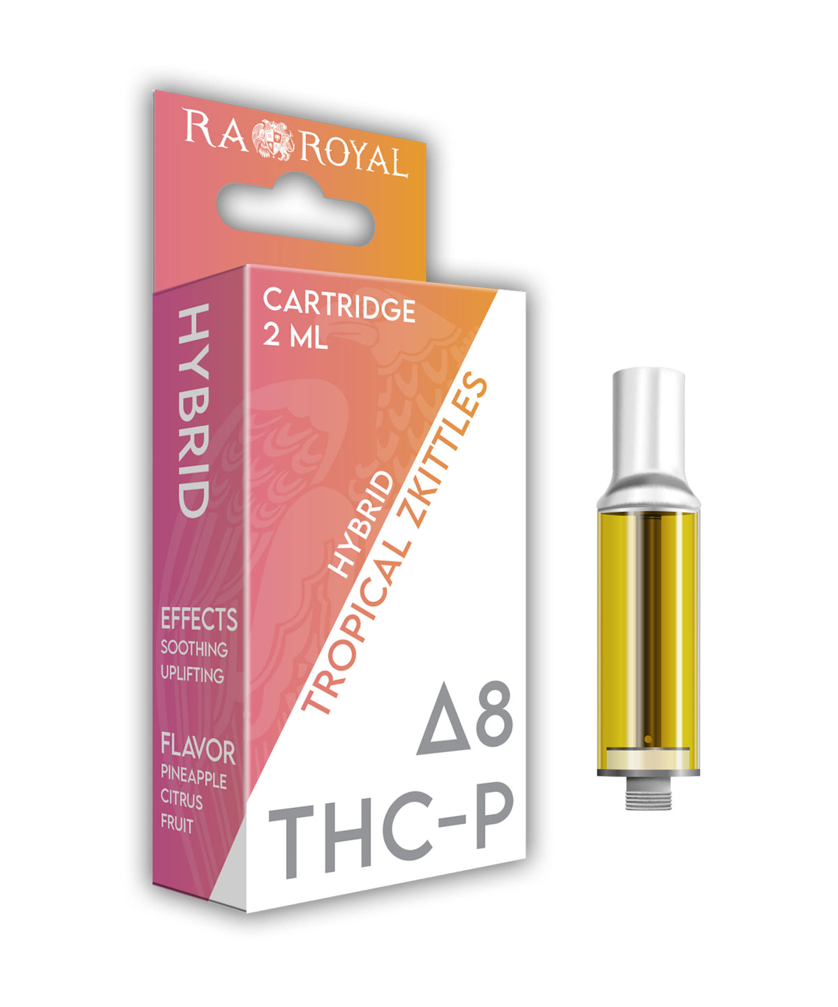 RA Royal Delta 8 + THCp 2ML Cartridge in Tropical Zkittles (Hybrid)