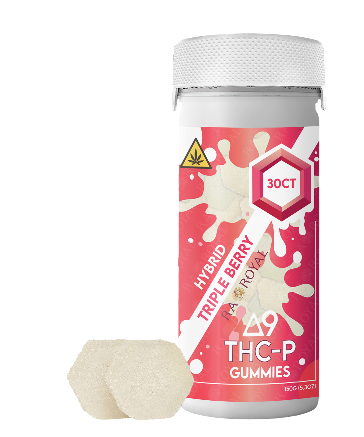 RA Royal Delta 9 1050MG Gummy: Triple Berry (Hybrid)