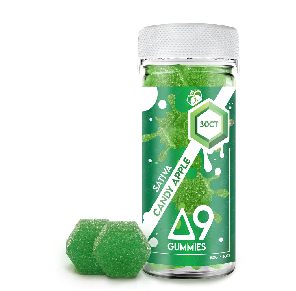 Ra Royal candy Apple Sativa D9 Gummies 1050MG
