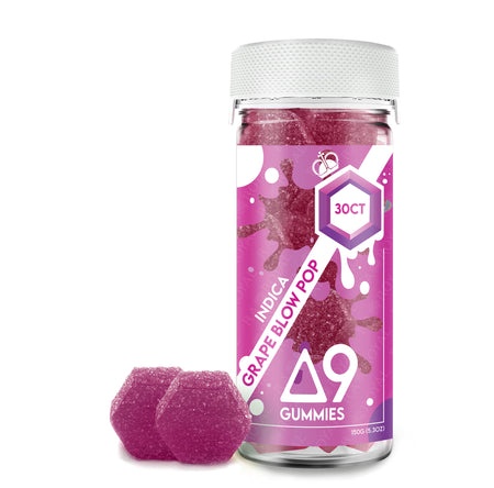 Ra Royal Grape Blow Pop Indica D9 Gummies 1050MG