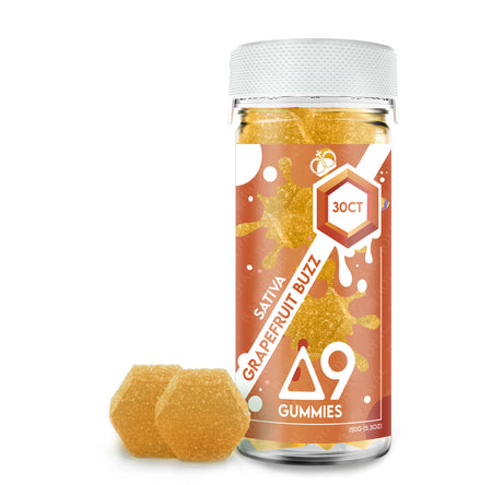 Ra Royal Grapefruit Buzz Sativa D9 Gummies 1050MG