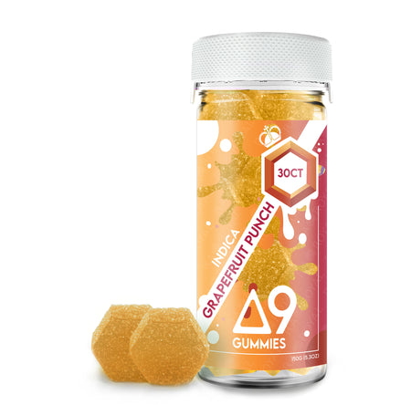 Ra Royal Grapefruit Punch Indica D9 Gummies 1050MG