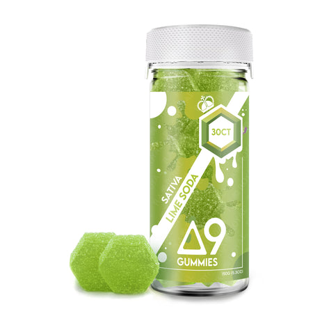 Ra Royal Lime Soda Sativa D9 Gummies 1050MG