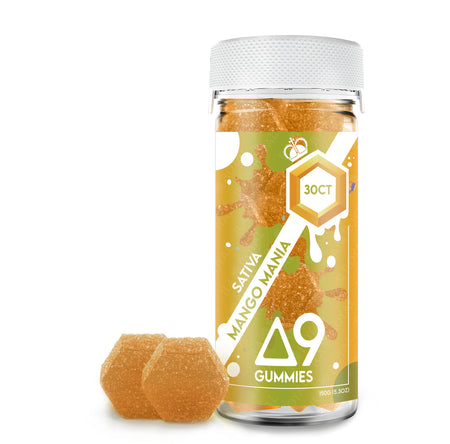 Ra Royal Mango Mania Sativa D9 Gummies 1050MG