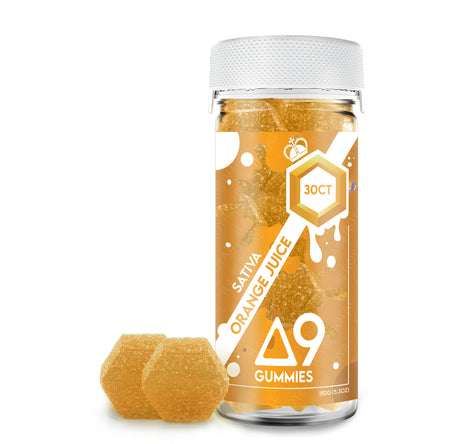 Ra Royal Orange Juice Sativa D9 Gummies 1050MG