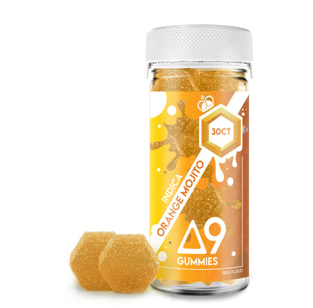 Ra Royal Orange Mojito Indica D9 Gummies 1050MG