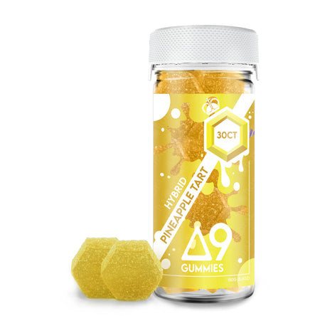 Ra Royal Pineapple Tart Hybrid D9 Gummies 1050MG