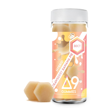 Ra Royal Strawberry Banana Pie Hybrid D9 Gummies 1050MG