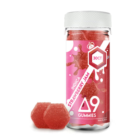 Ra Royal Strawberry Jam Indica D9 Gummies 1050MG