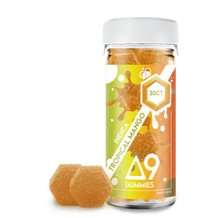 Ra Royal Tropical Mango Indica D9 Gummies 1050MG