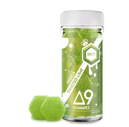 Ra Royal Twisted Lime Indica D9 Gummies 1050MG