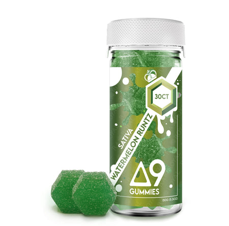 Ra Royal Watermelon Runtz Sativa D9 Gummies 1050MG