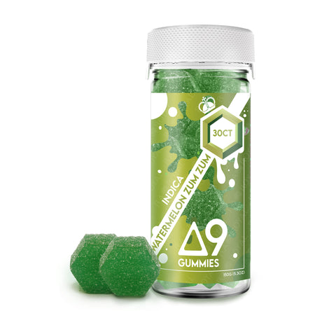 Ra Royal Watermelon Zum Zum Indica D9 Gummies 1050MG