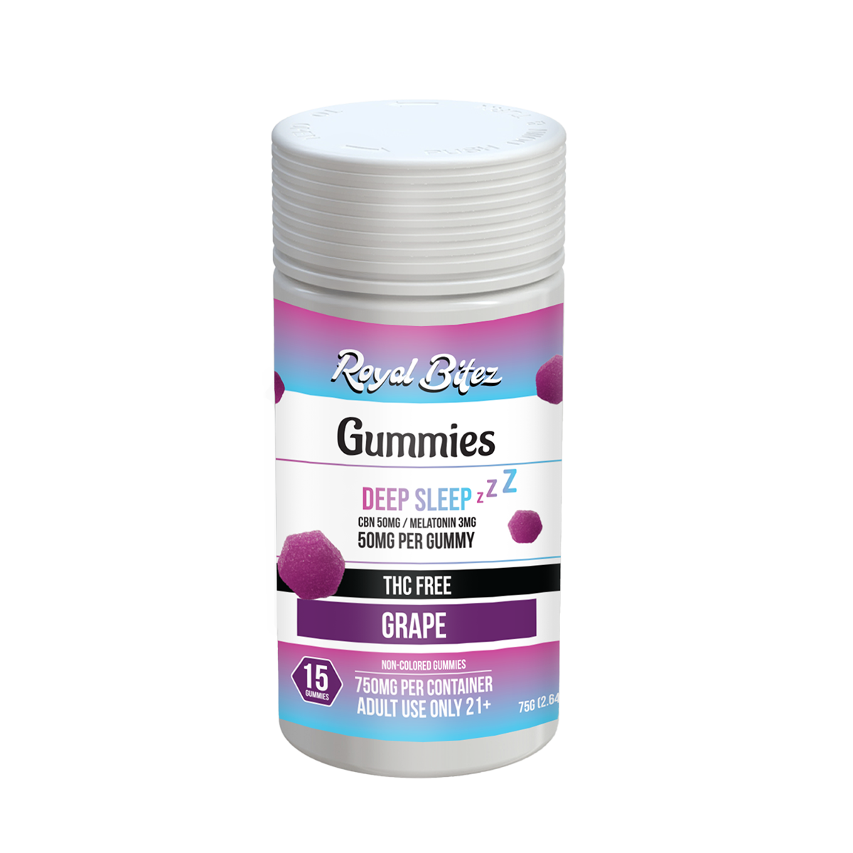 RA Royal Bitez Deep Sleep 15CT Gummy: Grape