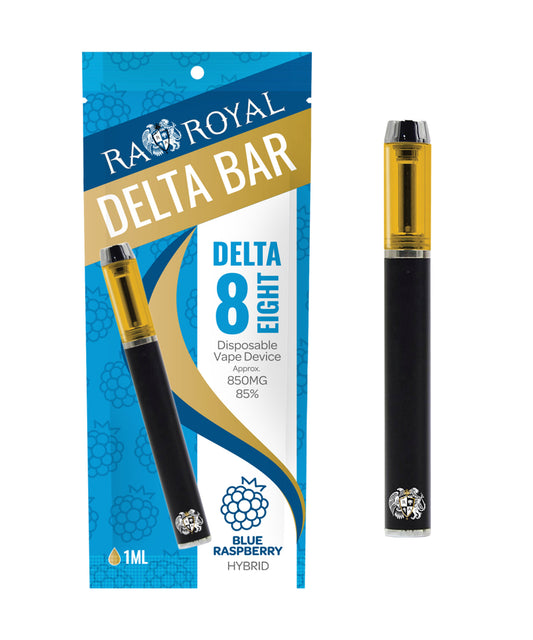 RA Royal Delta 8 1ML Vape in Blue Raspberry (Hybrid)
