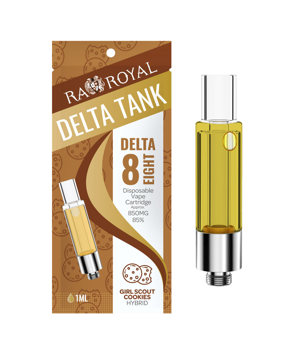 Ra Royal Girl Scout Cookies Hybrid Delta 8 Cartridge 1ML 850MG