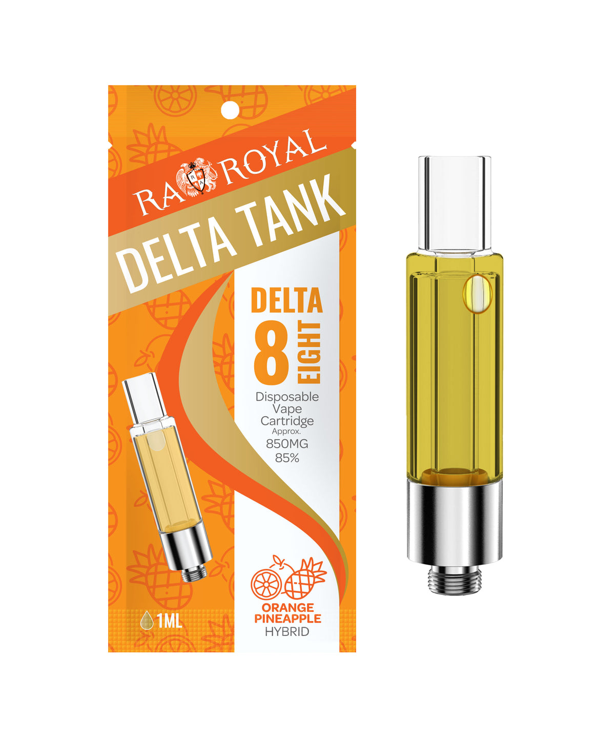 RA Royal Delta 8 1ML Cartridge in Orange Pineapple (Hybrid)