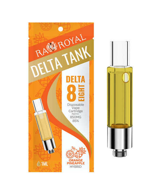 RA Royal Delta 8 1ML Cartridge: Orange Pineapple (Hybrid)