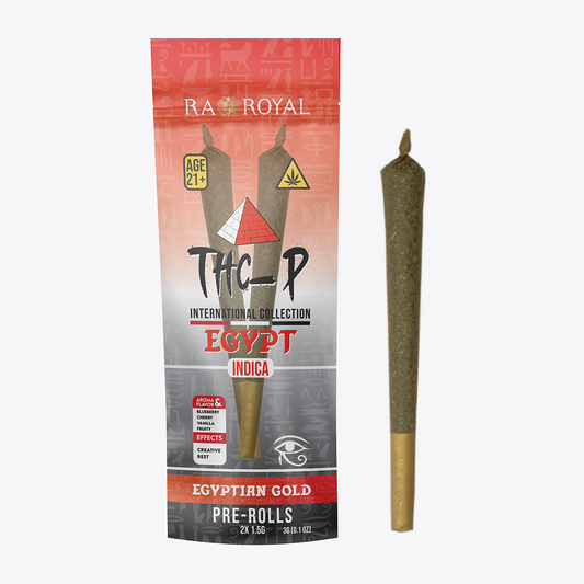RA Royal THC-P 2 x 1.5g Prerolls Egyptian Gold (Indica)