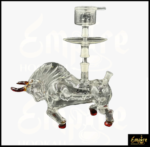 Empire Hookah Bull Edition Hookah Set in Clear