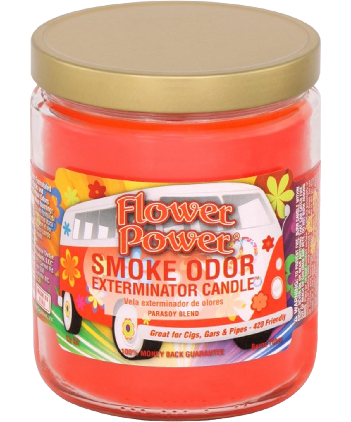 Smoke Odor 13oz Candle: Flower Power