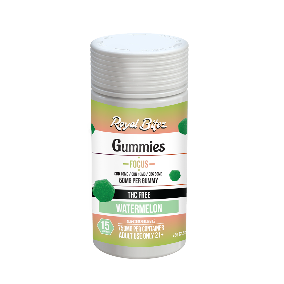RA Royal Bitez Focus 15CT Gummy: Watermelon