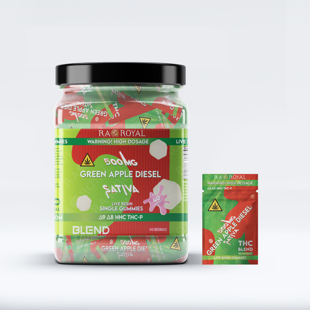 Gomitas RA Royal THC Blend 15000MG: Sandía silvestre (híbrida)