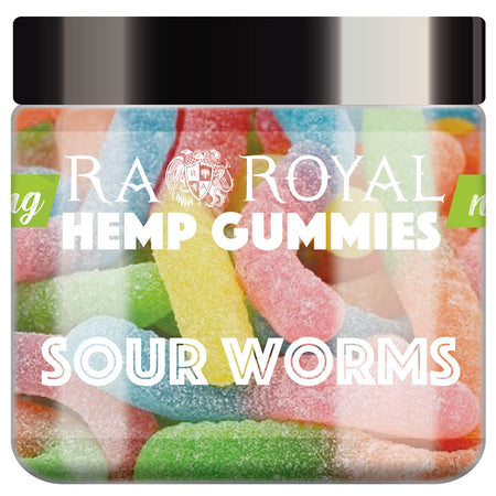 Ra Royal Sour Worms CBD Gummies 1200MG