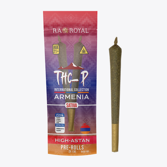 RA Royal THCp Blend 2 x 1.5g Preroll: High-Astan (Sativa)