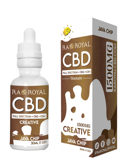 RA Royal CBD Blend 1500MG Tincture: Java Chip (Creative)