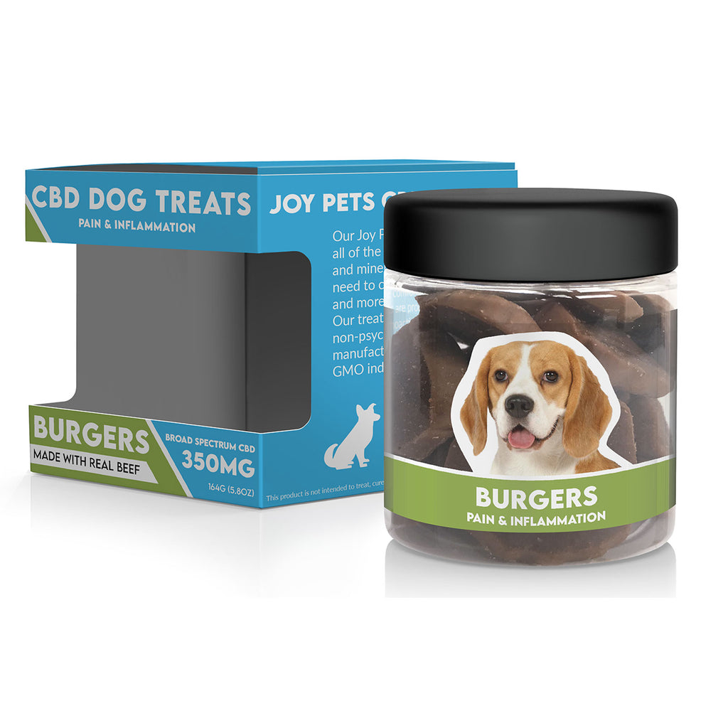Joy Pets Burgers CBD Dog Treats