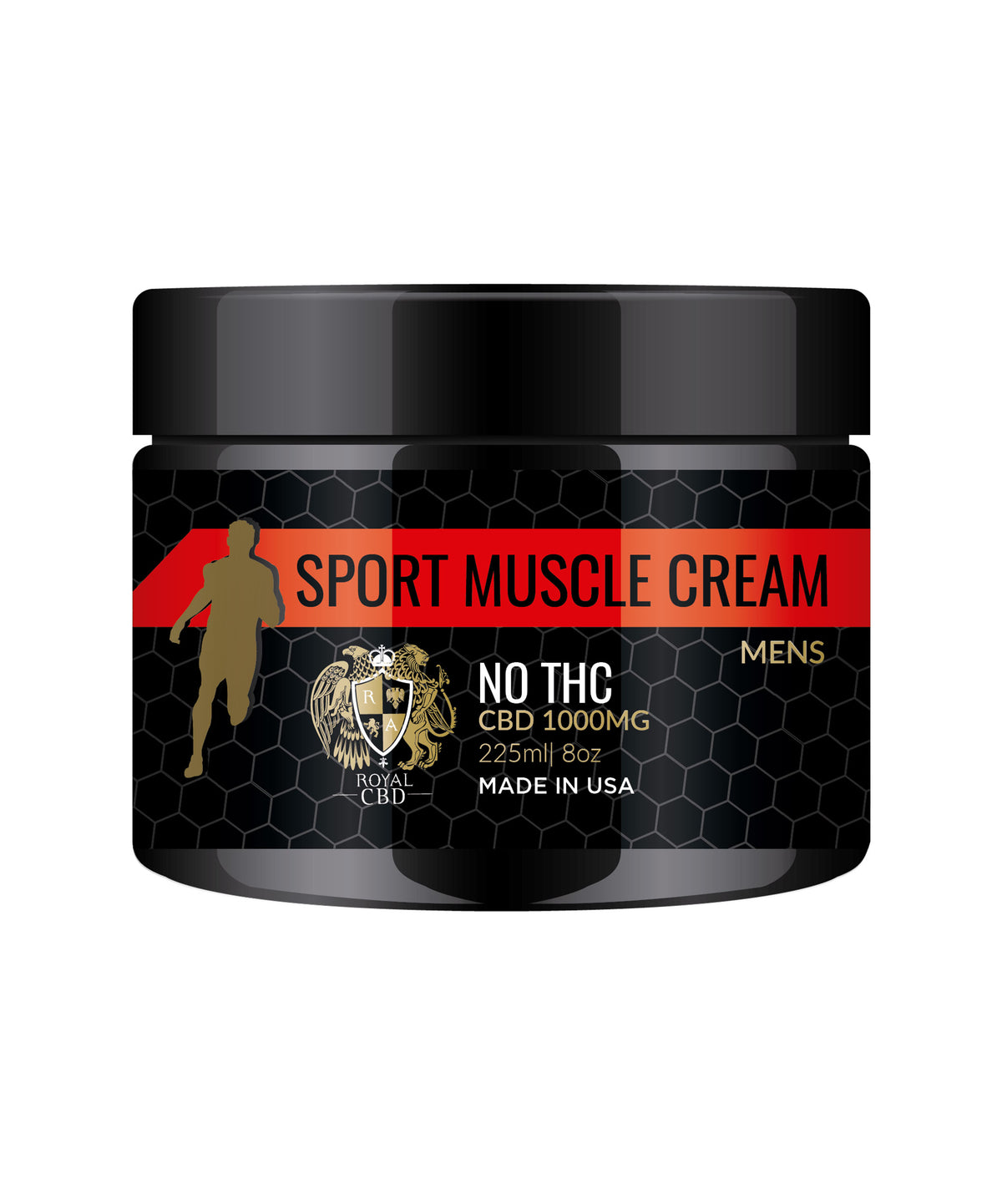 RA Royal CBD Sports Muscle Cream for Men, 1000MG