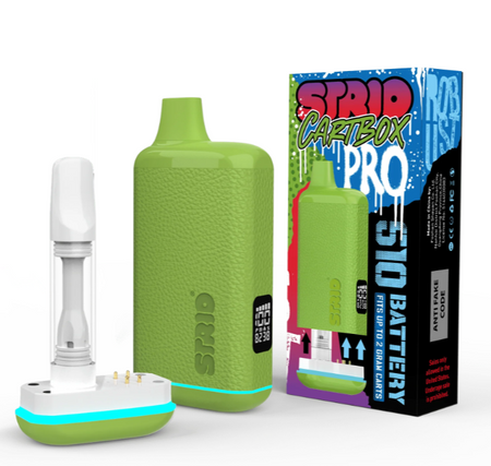 Strio Cartbox Pro 2g 510 Thread Battery in Birch Green Leather